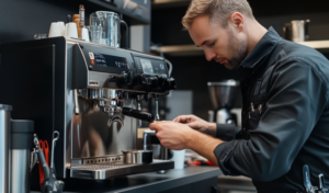 Home coffee machine service