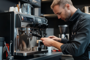 Home coffee machine service