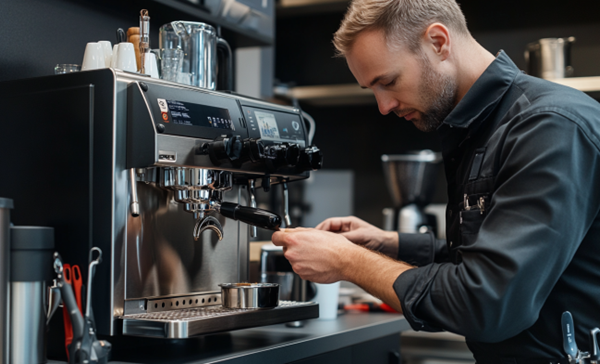 Home coffee machine service